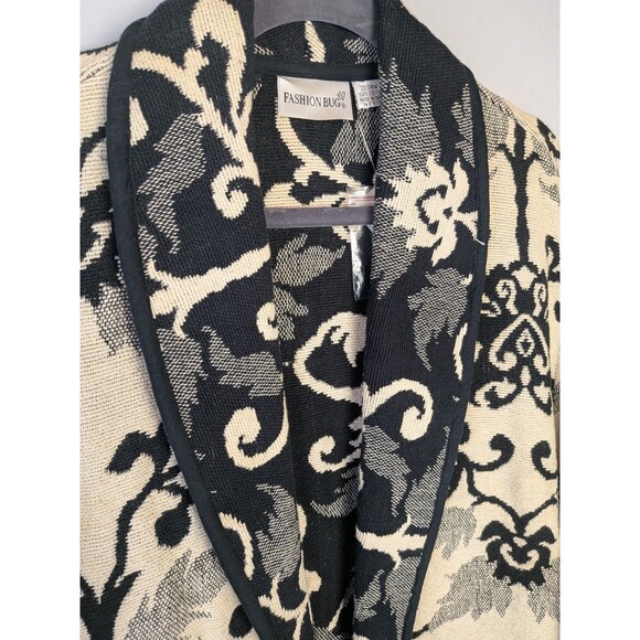 VTG Fashion Bug Womens 22/24W Southwest Aztec Cotton Tribal Coat Blanket Jacket - Picture 3 of 16